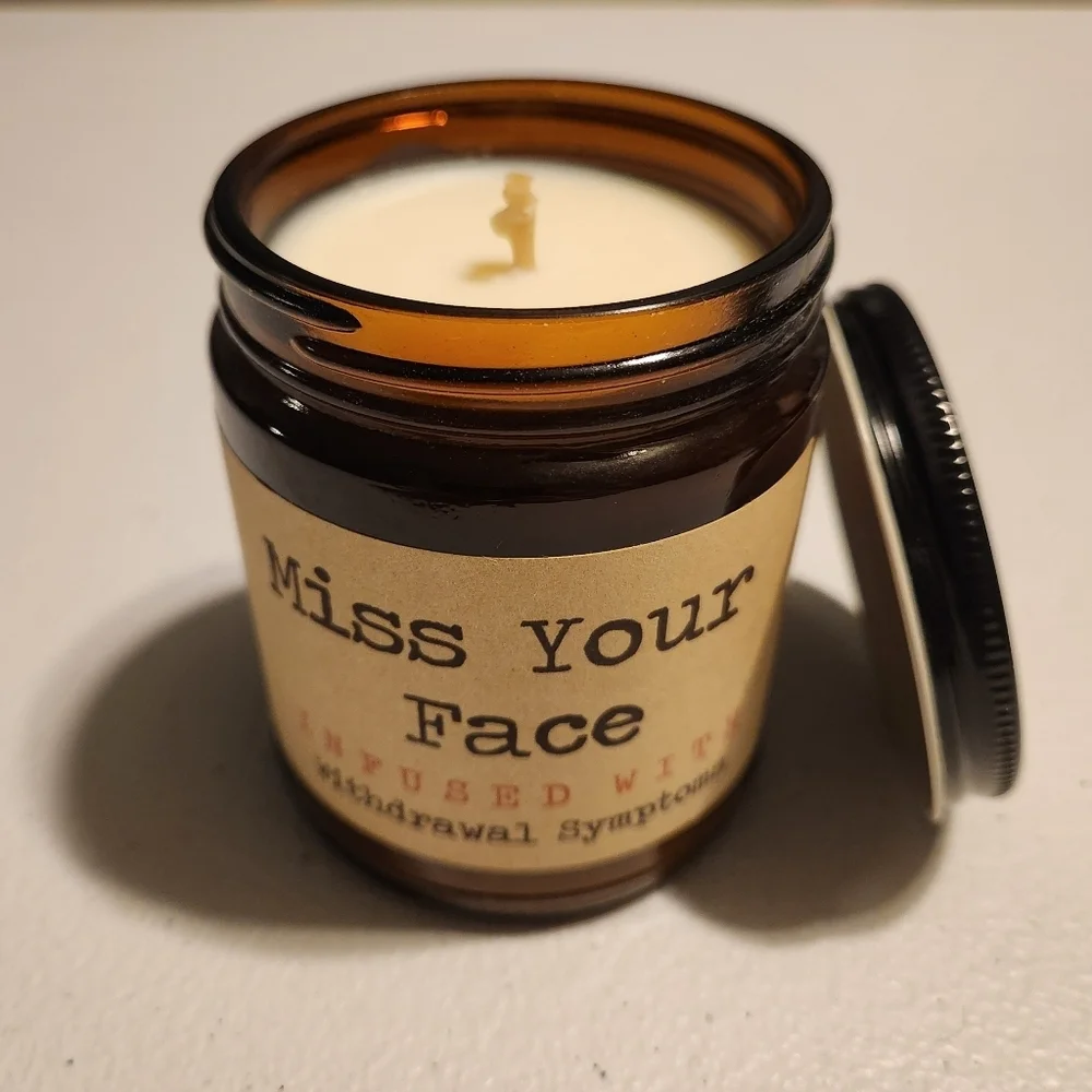 Miss Your Face Candle By The Snarky Mermaid - Picture 5 of 8